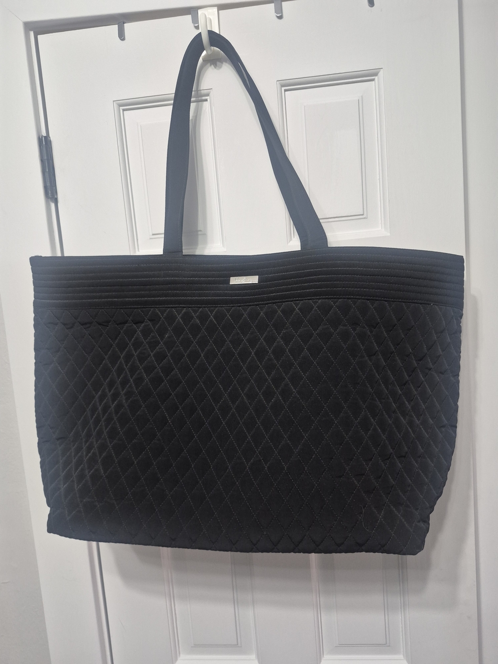 Vera Bradley Quilted Black Large Tote